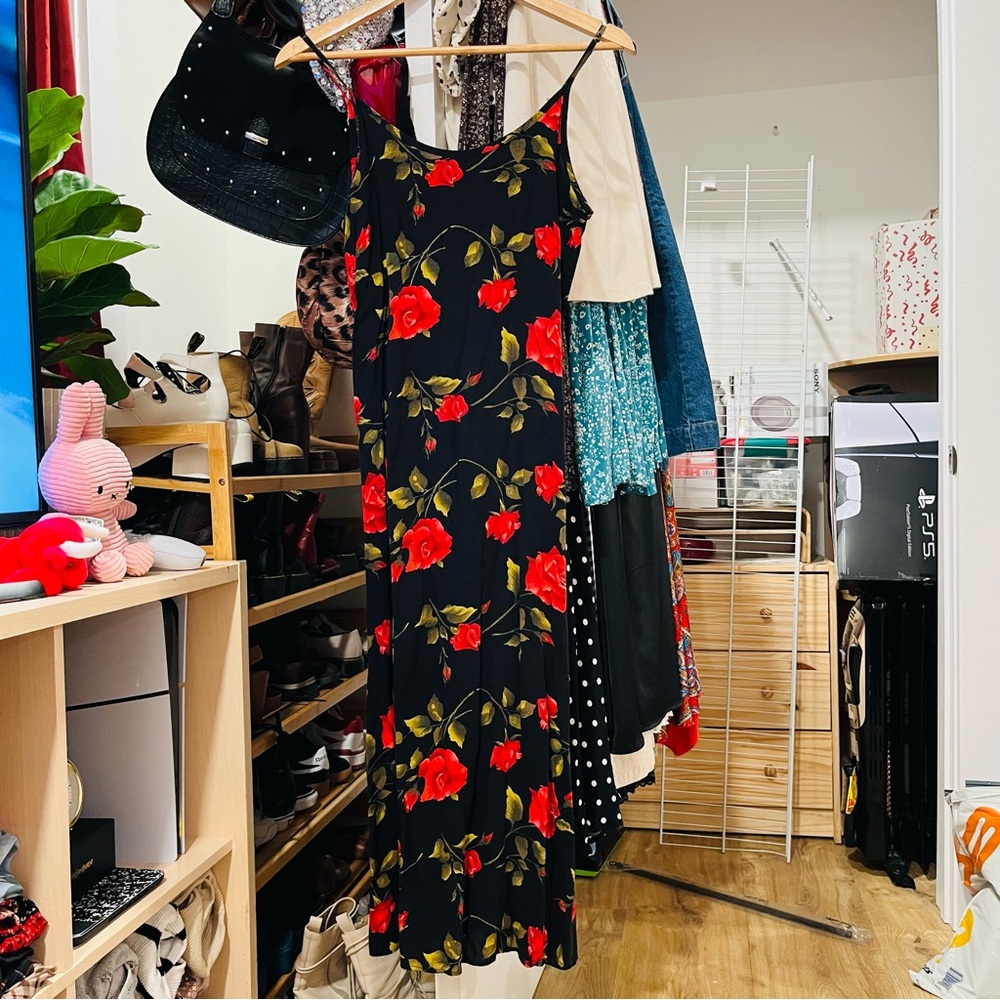 vintage rose dress